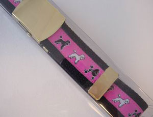 photo of Miniature Poodle Belt Pink