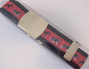 photo of Miniature Schnauzer Belt Red