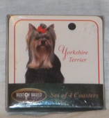 photo of Yorkshire Terrier Coaster - Pack of 4