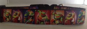 photo of dog collar - Ninja Turtles Multi-coloureds