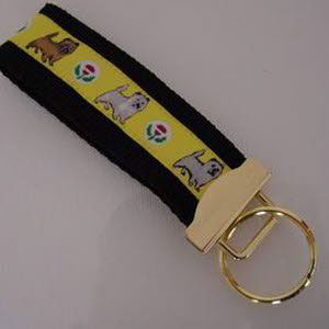 photo of Cairn Terrier Woven Keyfob Yellow