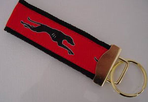 photo of Greyhound Keyfob - Red