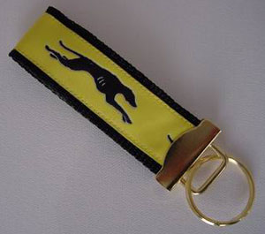 photo of Greyhound Keyfob - Yellow