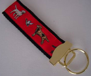 photo of Labrador Retriever Keyfob - Red