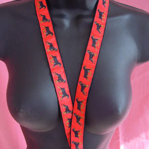 photo of Rottweiler Lanyard - Red