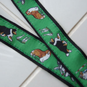 photo of Shetland Sheepdog Lanyard - Green