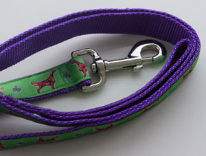 photo of Woven Lead - Irish Setter - Green 0n Purple