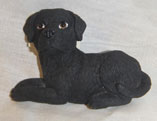 photo of Black Labrador Ceramic Fridge Magnet