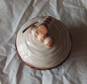 Cupcake with Chocolate Swirls money box