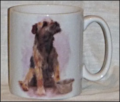 image of border terrier adult mug