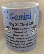 photo of photo of Gemini Birth Sign Mug Writing