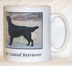 photo of Flat Coated Retriever - Black Mug