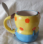 photo of Leopard Mug with Spoon Rear