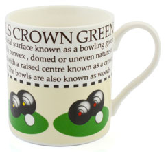 photo of Crown Green Bowls Fact Mug Boxed