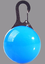 photo of Dog Collar Flashing Pendant Light - Blue