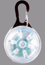 photo of Dog Collar Flashing Pendant Light - Clear