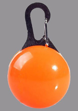 photo of Dog Collar Flashing Pendant Light - Orange
