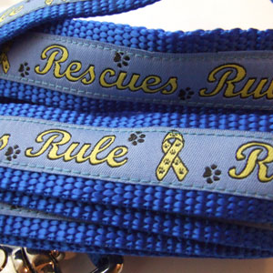 photo of Woven Lead - Rescues Rule - Blue - Large