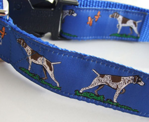 photo of Collar - German Shorthaired Pointer - Green Woven