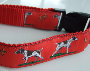 photo of Woven Collar - German Shorthaired Pointer - Red