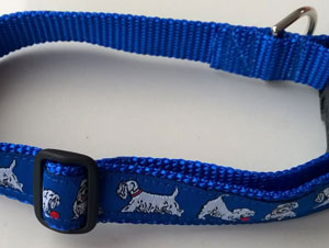 photo of Sealyham Terrier Blue Woven Collar