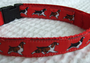 photo of Woven Collar - Springer Spaniel Red