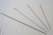 Straight round point needles