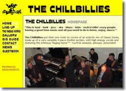 Click for The Chillbillies website by deliberate design for Eton ,Berkshire