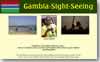 Gambia sight seeing - local tourist guide - tours in green Mercedes taxi