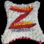 Zorro Cushion Bespoke Designer Funeral Tribute