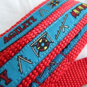 photo of Woven Lead - Agility - Medium - Blue on Red