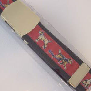 photo of Border Terrier Belt Red