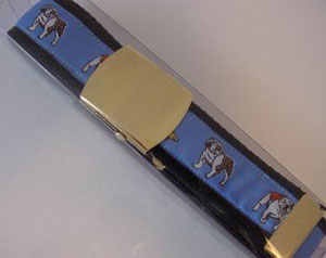 photo of Bulldog Woven Belt - Blue