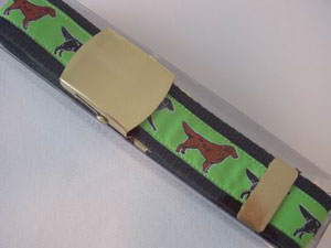 photo of Flat Coat Retriever Belt Green