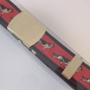 photo of German Shepherd Woven Belt - Red