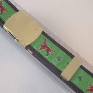 photo of Irish Setter Woven Belt - Green