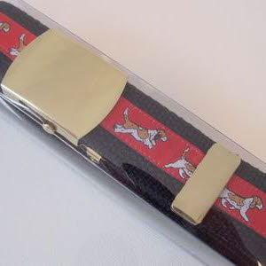 photo of Petit Basset Giffon Vandeen Belt - Red