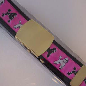 photo of Standard Poodle Belt - Pink