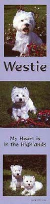 photo of Westie Bookmark