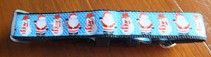 photo of Santa Collar Blue Background