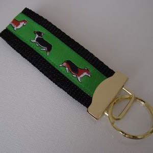 photo of Welsh Corgi Keyfob - Green