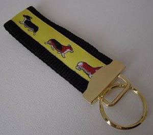 photo of Welsh Corgi Keyfob - Yellow