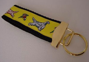 photo of English Setter Keyfob - Yellow