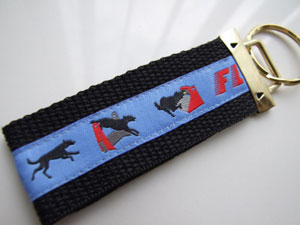 photo of Flyball Keyfob - Blue