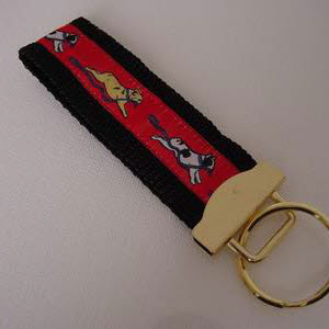 photo of French Bulldog Keyfob - Red