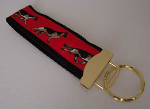 photo of German Shepherd Keyfob - Red