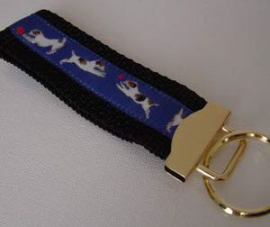 photo of Jack Russell Keyfob - Blue