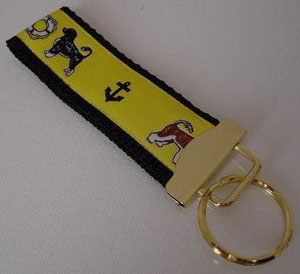 photo of Portuguese Water Dog Keyfob - Yellow