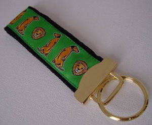 photo of Rhodesian Ridgeback Keyfob - Green