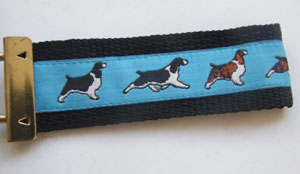 photo of English Springer Spaniel Keyfob - Blue